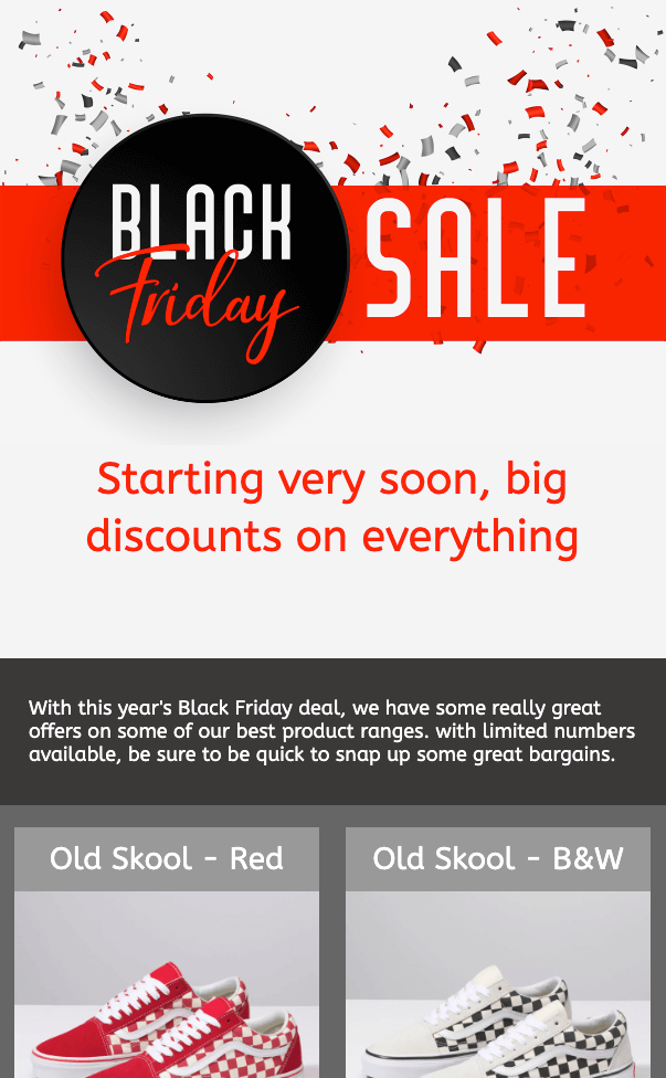 Vans black cheap friday sale 2018